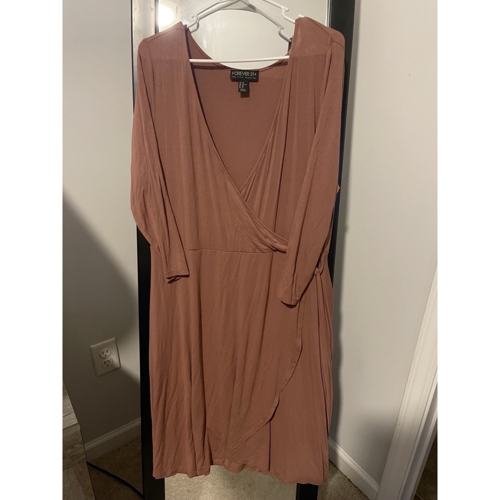 Mauve Wrap Dress